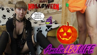 In Pussy Halloween 2020 A Little Witch Summons Her Dick And Is Brutally Fucked To Cum
