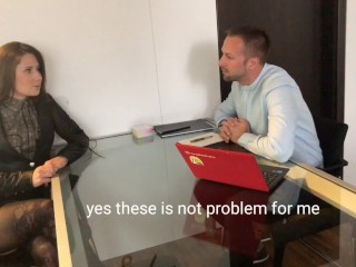 My Job Interview and Demonstrated Sex Skills