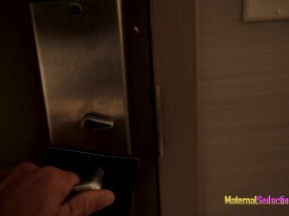 Step Mom Shows Me Her New Big Tits and Sucks My Cock - Nikki Brooks