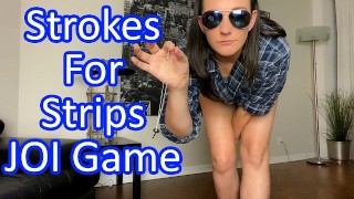 Chastity Games 5 - Strokes for Strips JOI Spel - Clara Dee