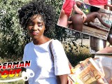 GERMAN SCOUT - BLACK EBONY MILF ZAAWAADI | VRAI | SEXE EN PUBLIC CHATTE POILUE INTENSE