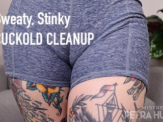 kink, solo female, cuckold cleanup, smelly pussy