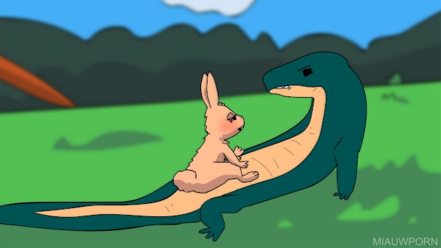 Dragon Furry Porn Bunny - Lizard X Bunny (furry Animation) - Pornhub.com