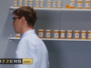 Preview 3 of Brazzers - Sexy Kenzie Reeves Fucks Her Pharmacy Markus Dupree For Her Medication
