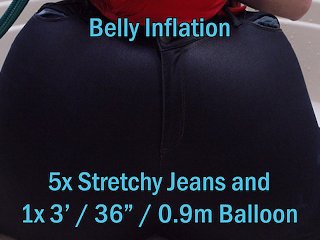 jeans inflation, exclusive, solo male, water inflation