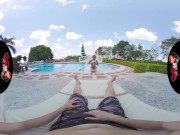 Preview 2 of VRLatina - Fucking A Super Tight Hot Latina Poolside