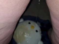 Morning piss on my toy to lazy to go to toilet