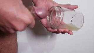 Ejaculating A Lot Of Semen In A Jar For A Week
