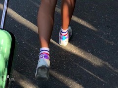 Два парня развели русскую шлюху на секс за деньги. С диалогом - Screenshot 2 of 16 - Public Agent