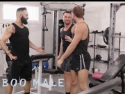 Preview 4 of Taboomale - Three Hot Beasts Colby Tucker, Max Adonis & Zaddy Had Raw 3some In The Gym