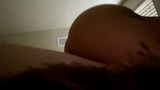 Riding my boyfriend's dick in our loud bed AUDIO ONLY