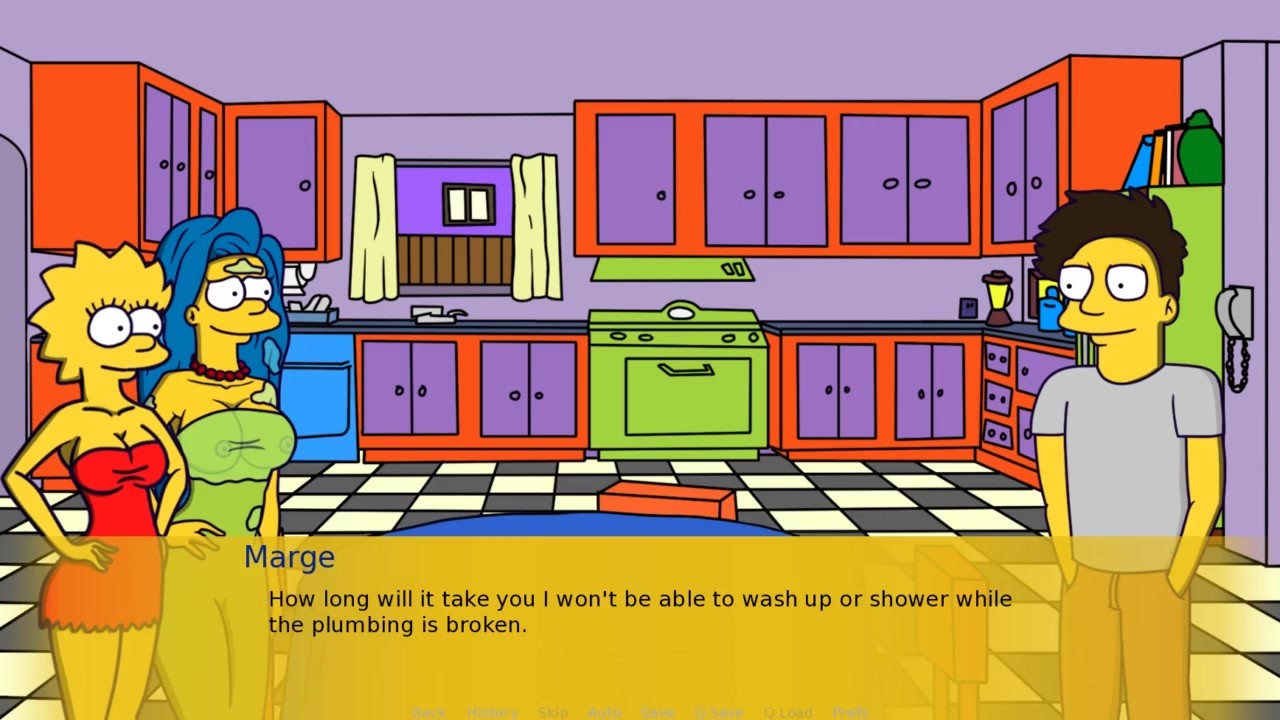 The simpsons porn games