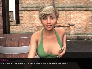 visual novel game, butt,  small tits, small tits