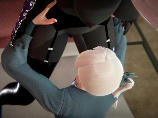 Futa - RWBY - Dark Elf x Weiss Schnee - 3D Porn