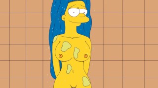By Loveskysanx The Simpson Simpvill Part 6 Marge Blowjob