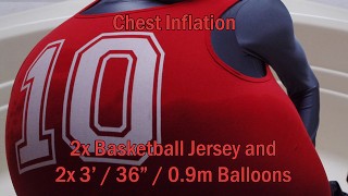 WWM - De grootste van tiens 2x basketbal jersey inflatie