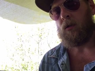 Sexy Bearded Daddy Jamming On a Sunday