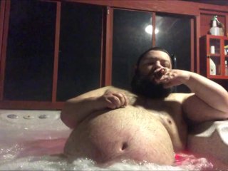 fat, smoking, exclusive, solo male