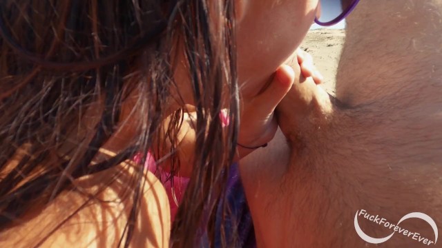 Hot Couple having Sex on Public Beach - FuckForeverEver