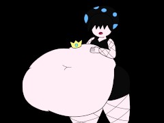 Gothic toad eats Princess peach