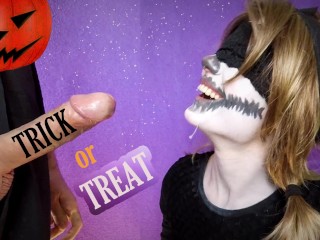 Roommate's Prank while i'm on the Phone with my Cuckold Boyfriend (Halloween Edition)