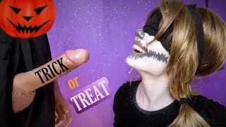 Roommate Cums On My Face While I'm On The Phone With My Boyfriend Halloween Edition