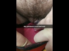My cheating college girlfriend brought home a creampie from some stranger again [Cuckold. Snapchat]