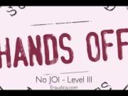 Preview 2 of No JOI for You 3 - featuring Eve and Sass Audio - the final level of our erotic audio JOI game