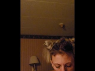 POV of MyCyberSlut Face Fucking Herself and Riding Dick