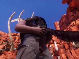 Furry Wolfhybrid animation (Wildlife game)