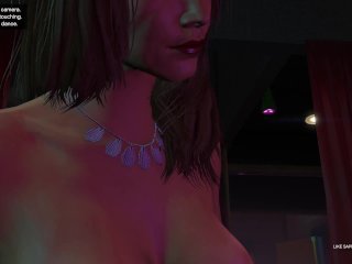 GIRL GETTING LAP DANCE OFF SAPPHIRE - GTAV