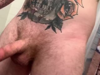 Swinging my flaccid cock around