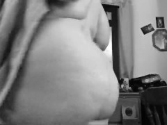 BBW model after shower tease 