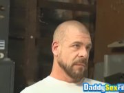 Preview 2 of Inked daddy Rocco Steele doggystyle fucking handsome hunk