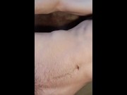 Preview 1 of Hunk stroking his uncut cock ready to burst