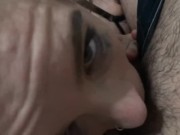 Preview 3 of Submissive slut loves cock being pushed into the back of her throat