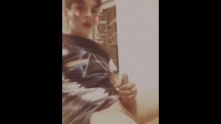 Snapchat twink giocando con il suo cazzo carino 