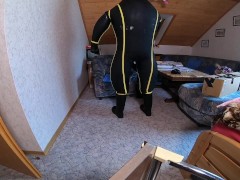 Mister Blowup - MD Latex Heavy Rubber Blowupsuit - Inflatable Cyborg