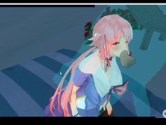 [CM3D2] - The Future Diary, Yuno Gasai gets roughly used at the beach - Screenshot 2 of 16 - Dp
