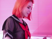 Preview 3 of TEASER: Lesbian sex of two schoolgirls (feat. Purr Simmona)