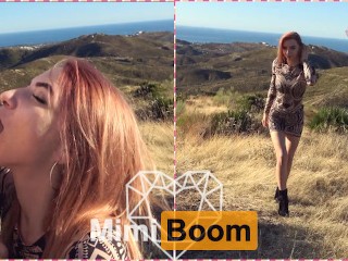 A Beautiful Day to get a Blowjob on Top of the Mountain in South Spain - Mimi Boom