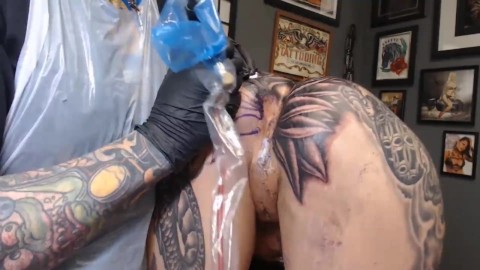 Darcy Diamond tem o cu tatuado por Trevor Whelen por 4,5 horas (25mins TL) - Infectado por Sickick