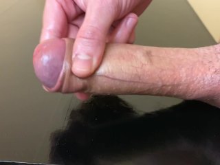 Male Ejaculation Close Up - Big Penis_Cumming WhileGuy Moaning - 4K