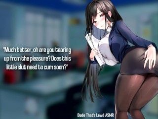 The Buttslut Secretary Can't Be This Lewd! (Anal ASMR) 