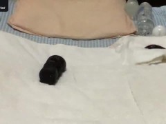 電動エネマグラとおしめ浣腸　オナニー