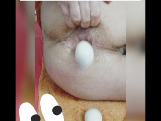 GAYPIG : I Put a Lot of Egg on my Ass Hole after Fist Fucking (Bottomtoys)