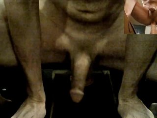 The long lost 2nd camera footage from "Bigtallman Fuck's A 9 Inch Dildo"