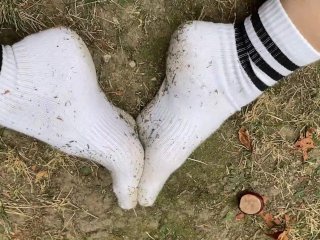dirty socks, small feet, foot fetish, solo female