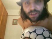 Preview 2 of Handsome gypsy with long hair talks while fucking