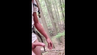 Public trail hiking with my cock out